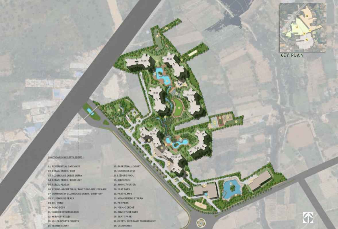 Haute Pearl Residency master plan layout